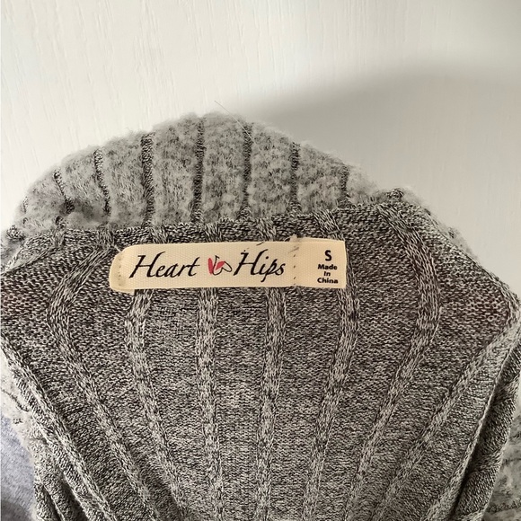 Grey midi sweater dress - Picture 2 of 2